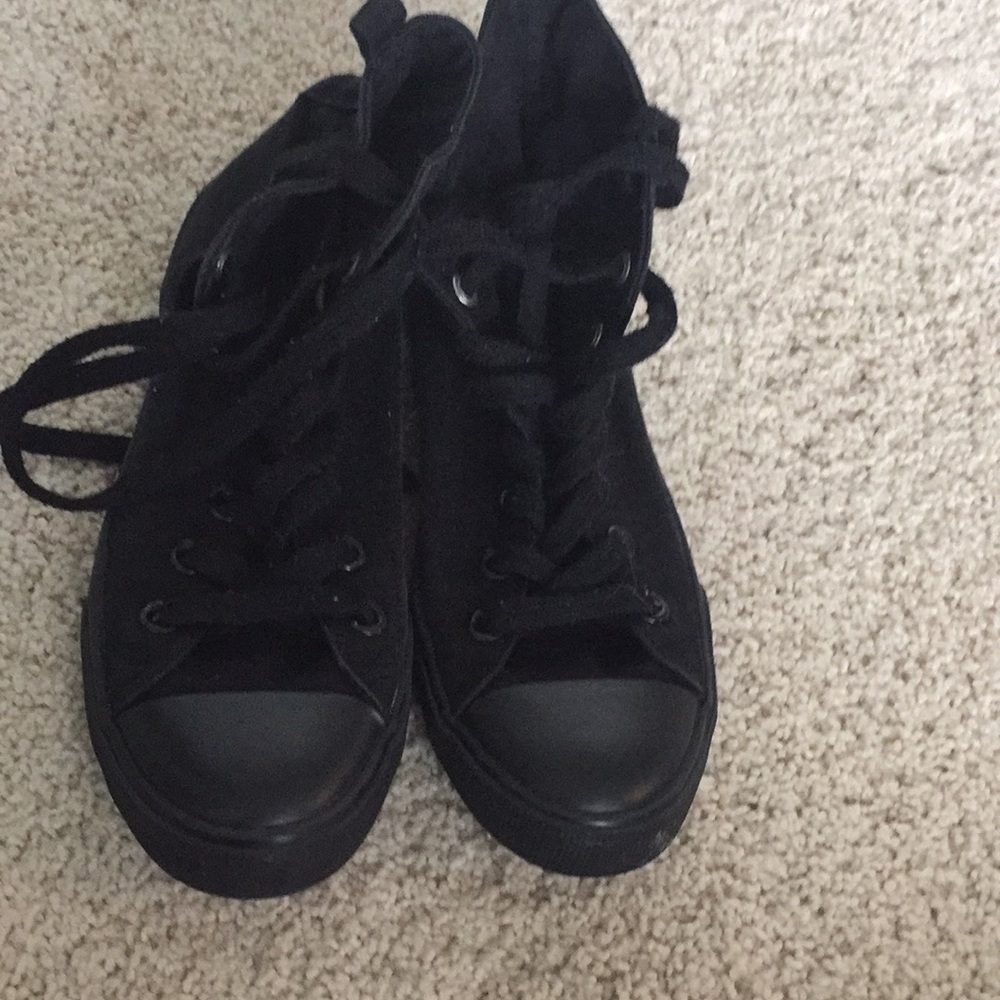Black sneakers